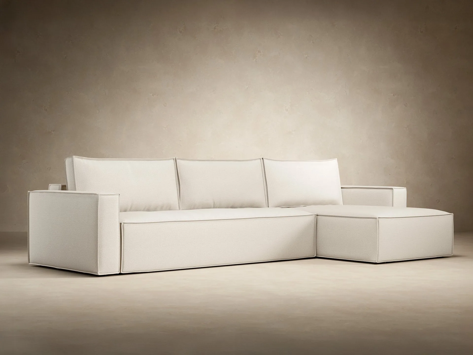 Newilla Standard Arms Sectional Sofa Bed miniatura 9