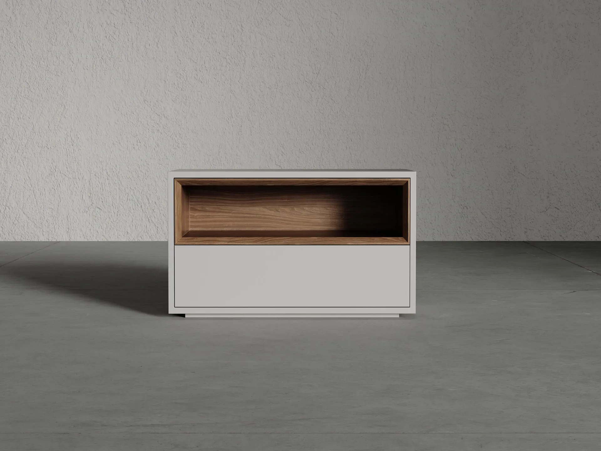 Madison Nightstand color gris château