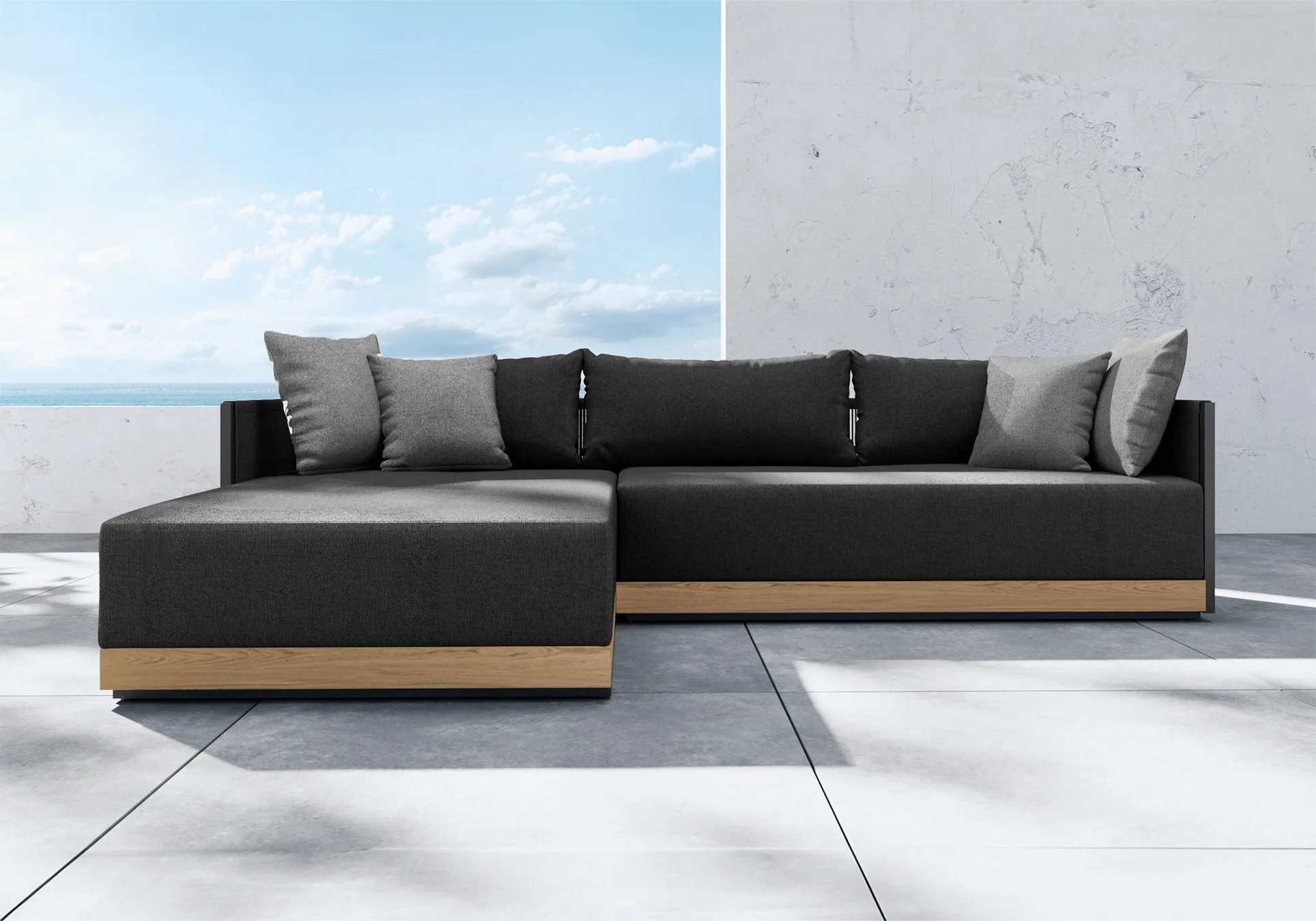 Clifton Outdoor Sectional Sofa miniatura 7
