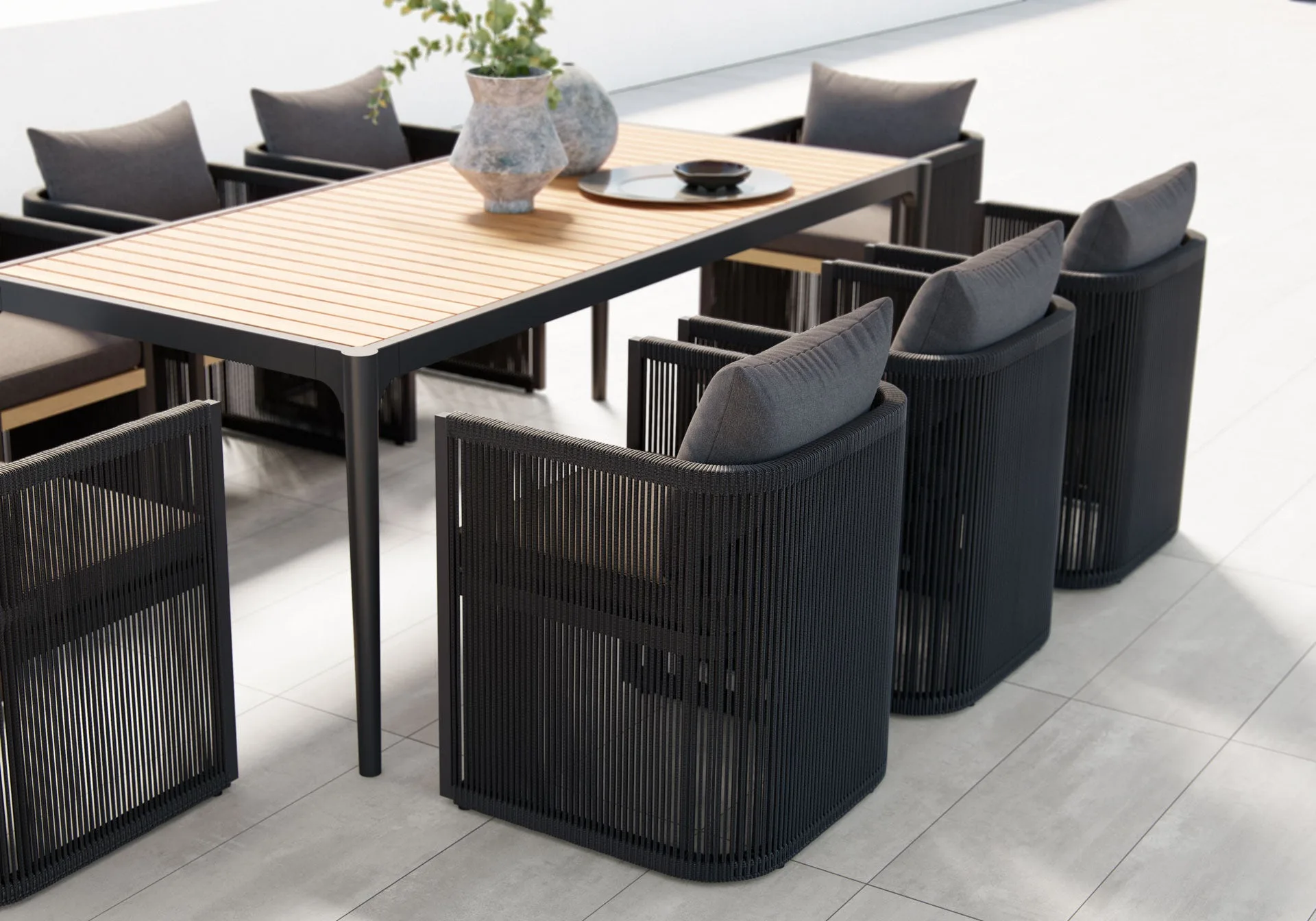Clifton Outdoor Dining Table miniatura 11
