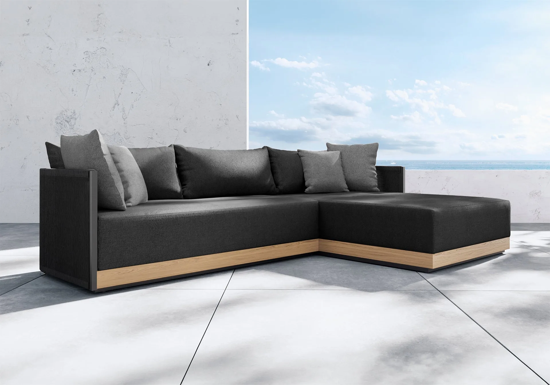 Clifton Outdoor Sectional Sofa miniatura 2