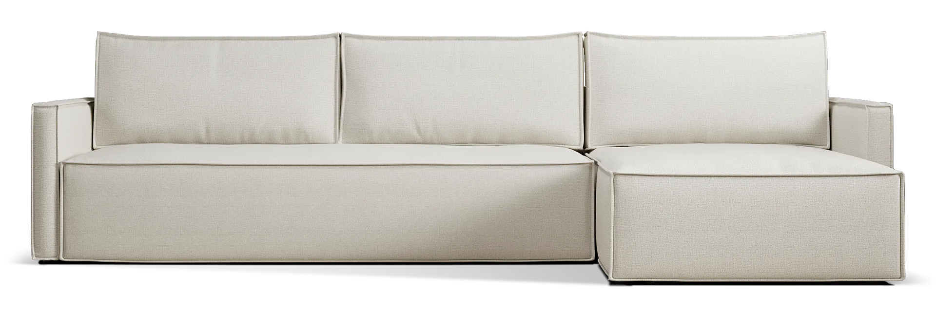 Newilla Slim Arms Sectional Sofa Bed miniatura 15