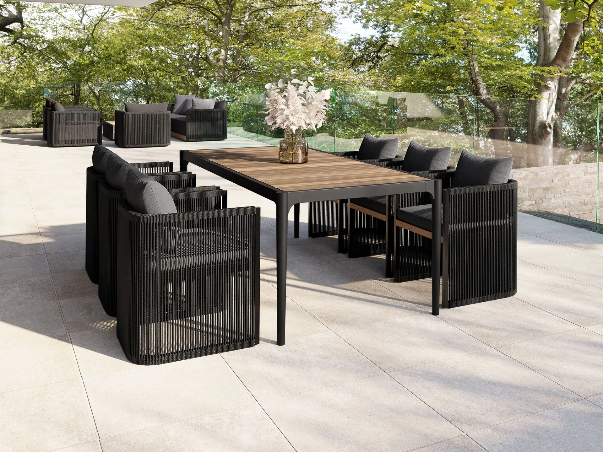 Clifton Outdoor Dining Table miniatura 9