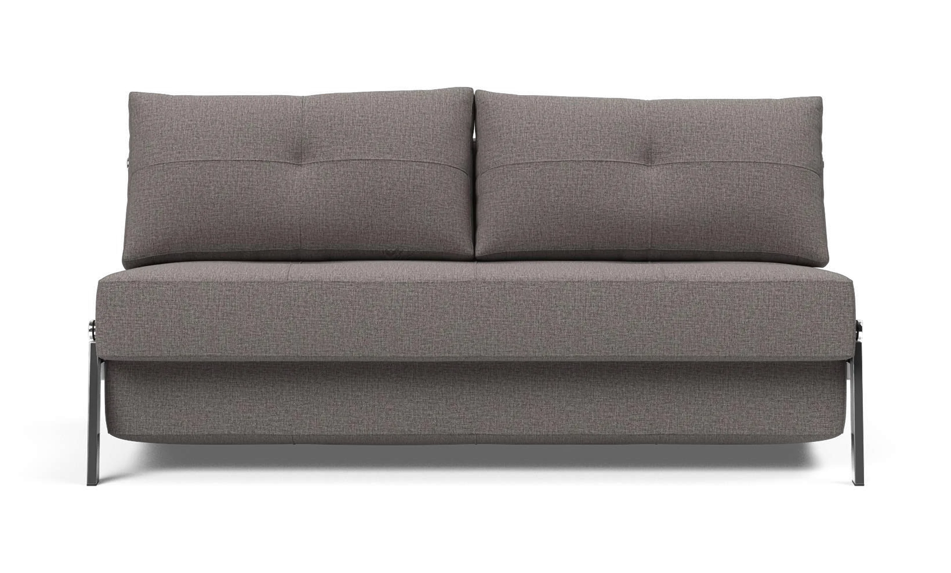 Cubed Sofa Bed color tela jaspeada gris · patas cromadas