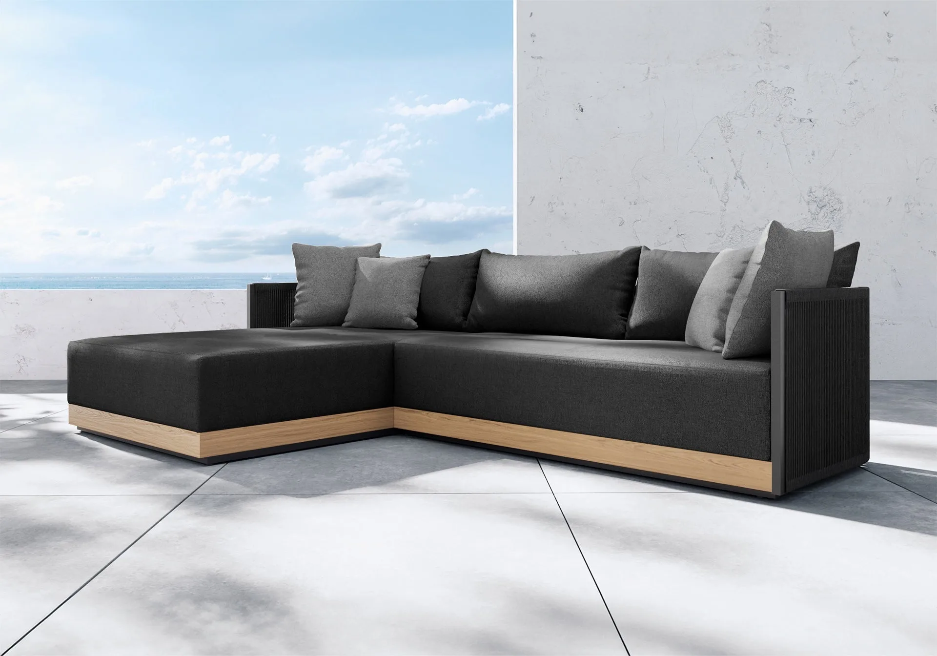 Clifton Outdoor Sectional Sofa miniatura 8