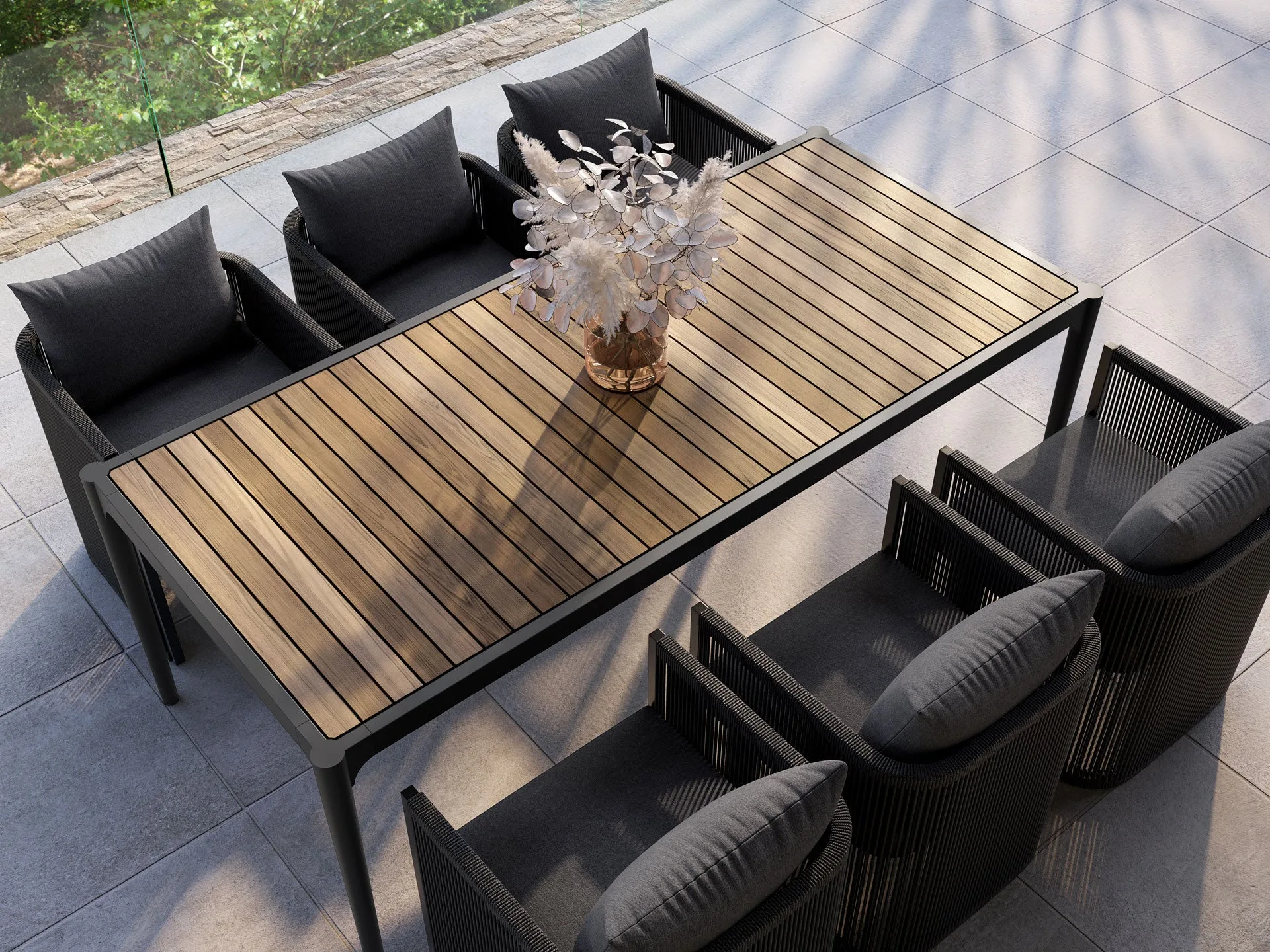 Clifton Outdoor Dining Table miniatura 7