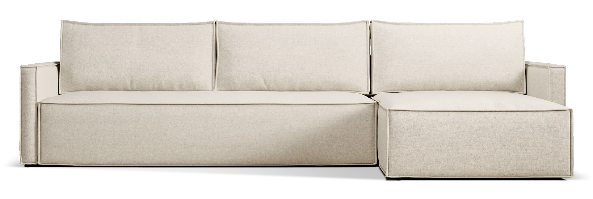 Newilla Slim Arms Sectional Sofa Bed miniatura 10