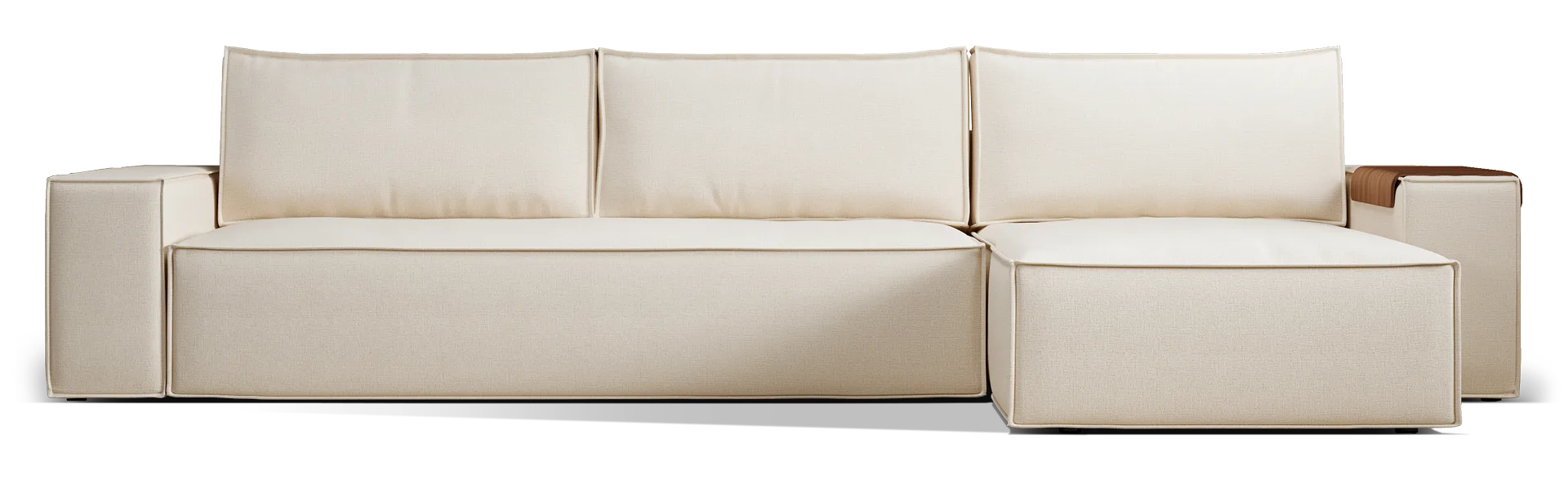 Newilla Wide Arms Sectional Sofa Bed miniatura 10