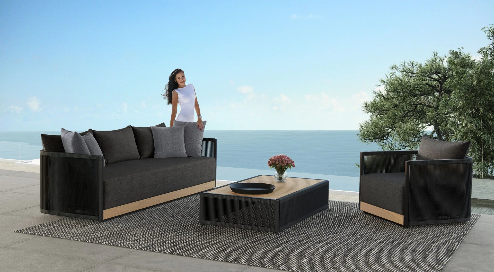 Clifton Outdoor Sofa miniatura 3