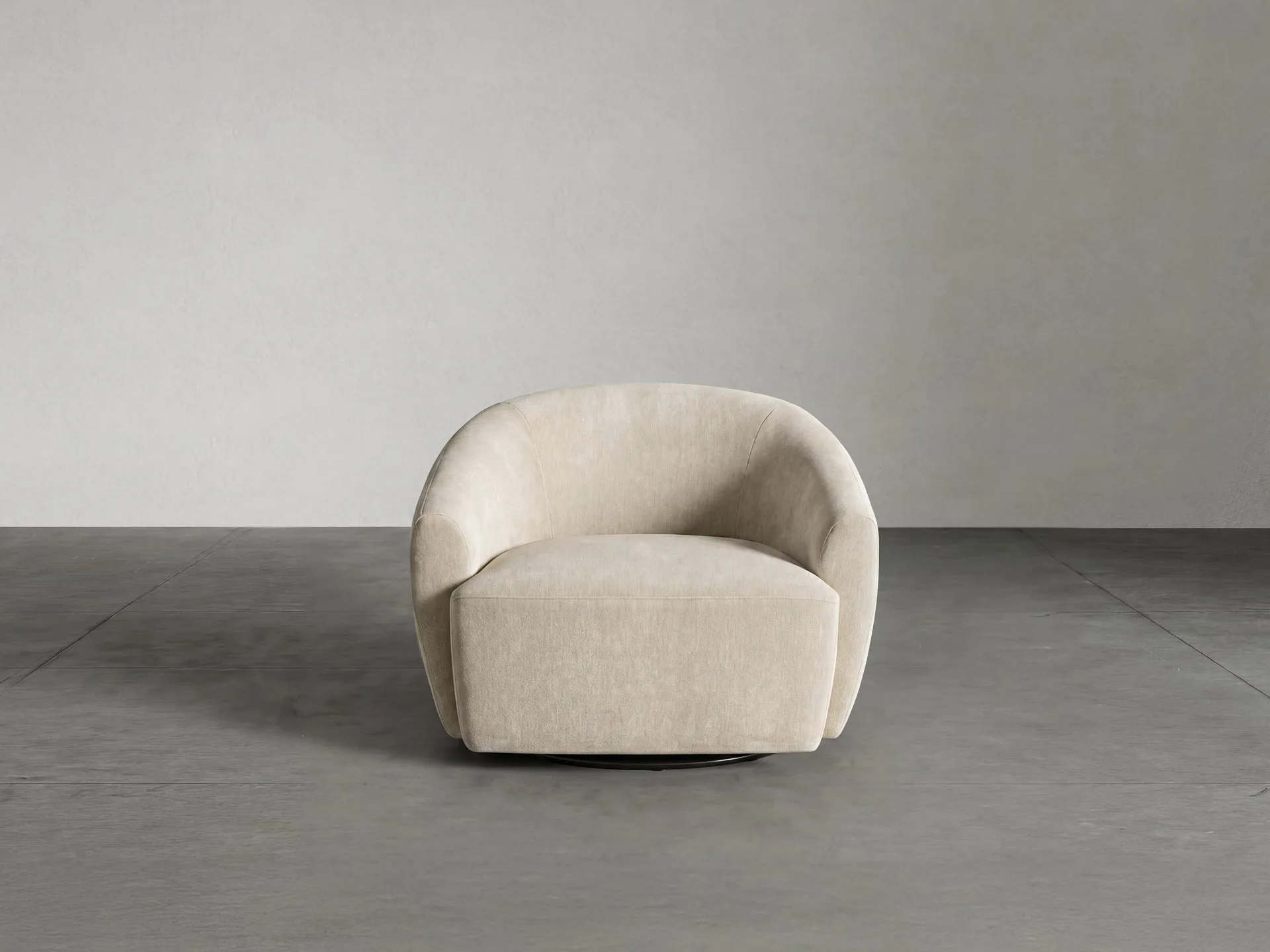 Oslo Lounge Chair en acero inoxidable, color tela capri mimbre
