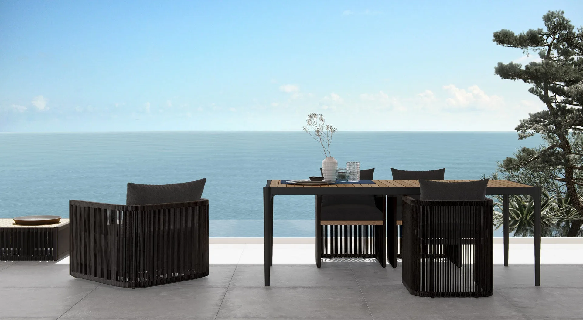 Clifton Outdoor Dining Table miniatura 5