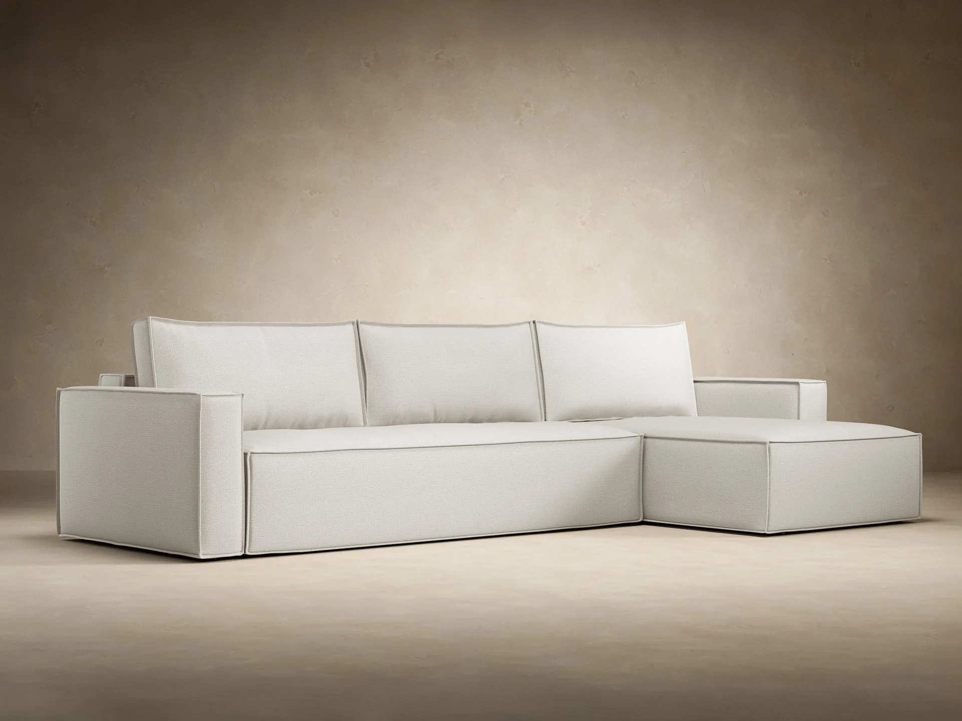 Newilla Standard Arms Sectional Sofa Bed miniatura 5