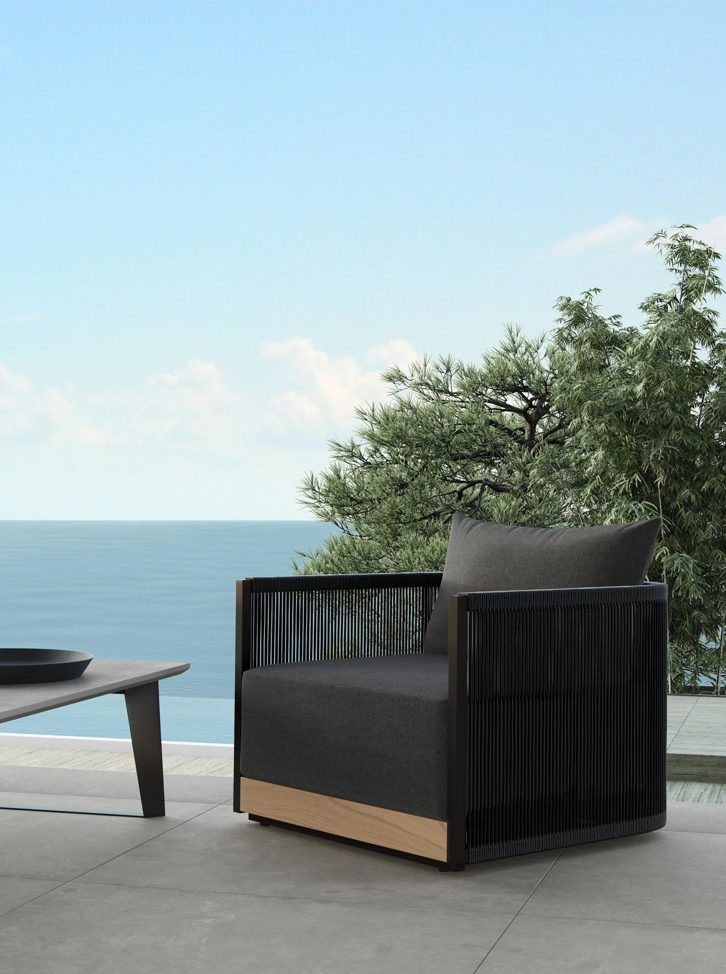 Clifton Outdoor Lounge Chair miniatura 3
