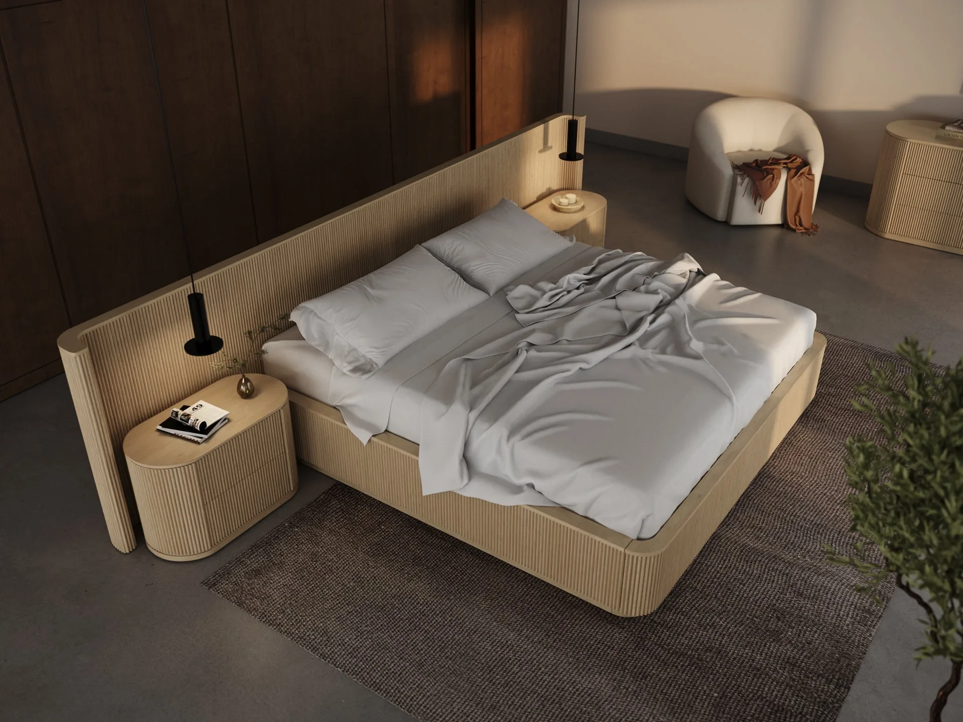 Surabaya Nightstand miniatura 11