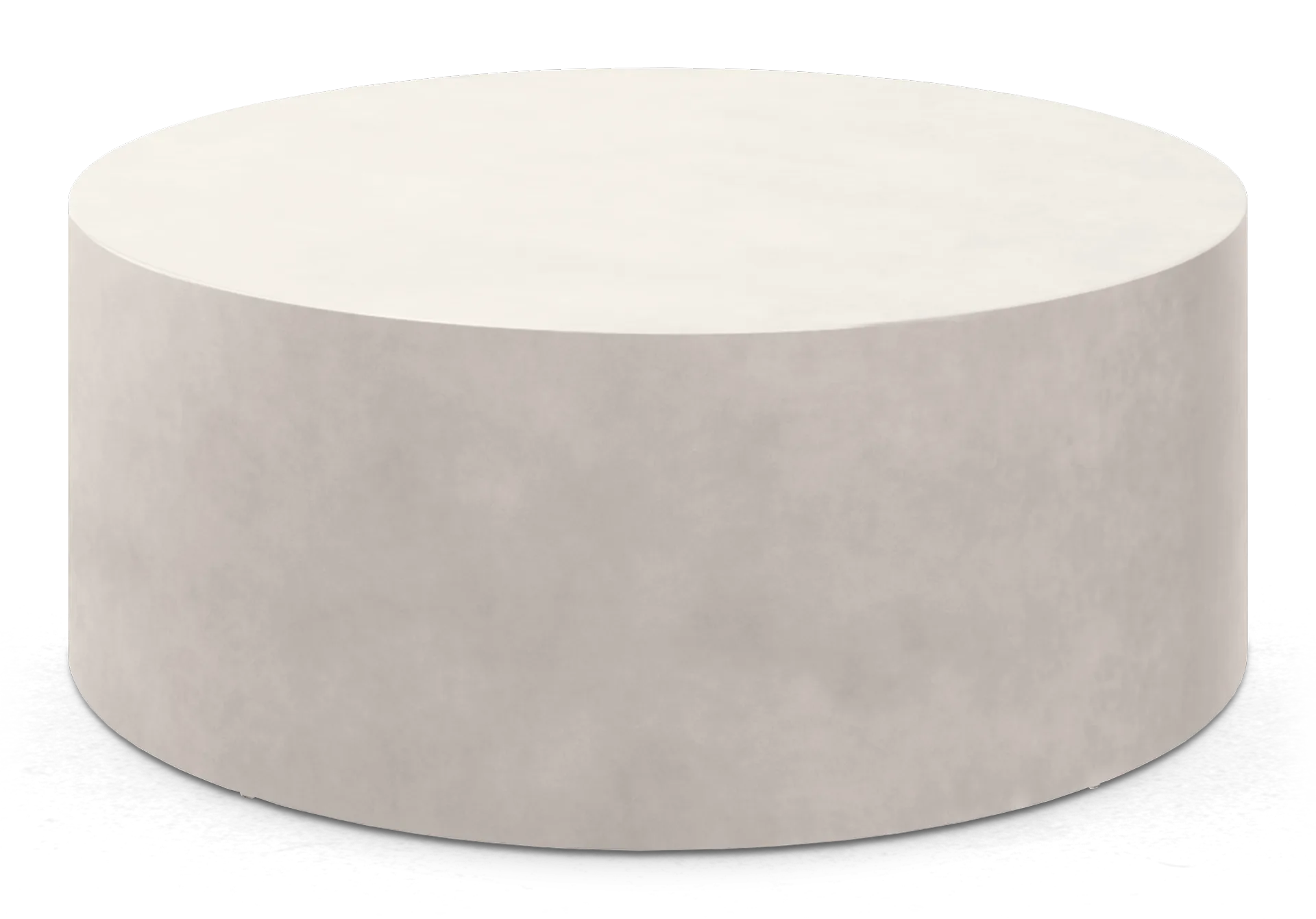 Rhodes Outdoor Coffee Table en aluminio, color marfil