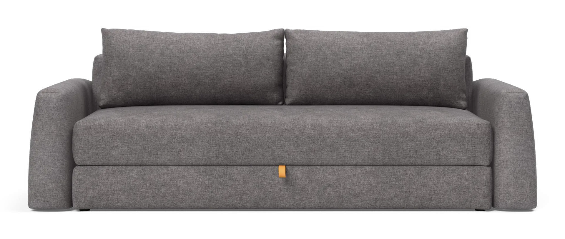 Cone Sofa Bed en espuma de alta resiliencia, color tela avella gris cálido
