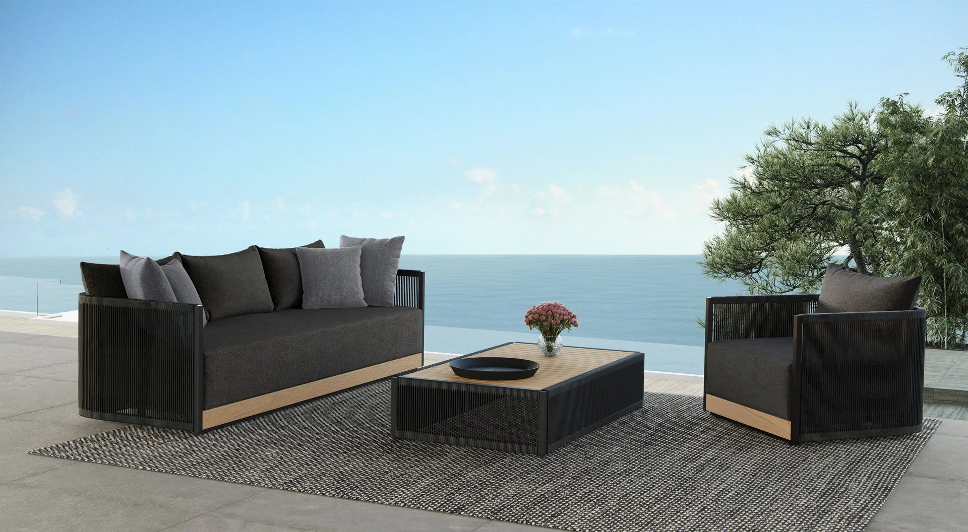 Clifton Outdoor Coffee Table miniatura 3