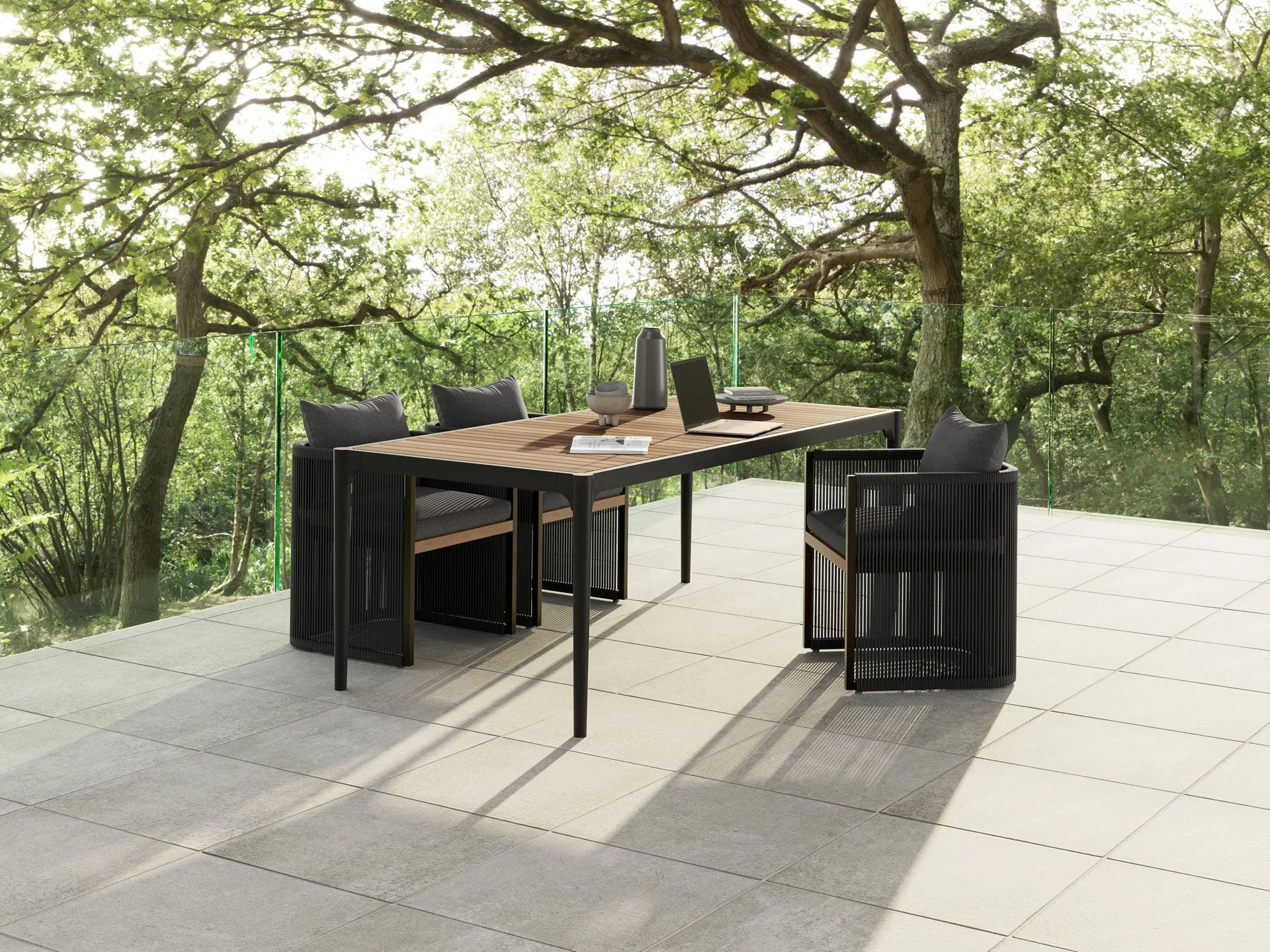 Clifton Outdoor Dining Table miniatura 8