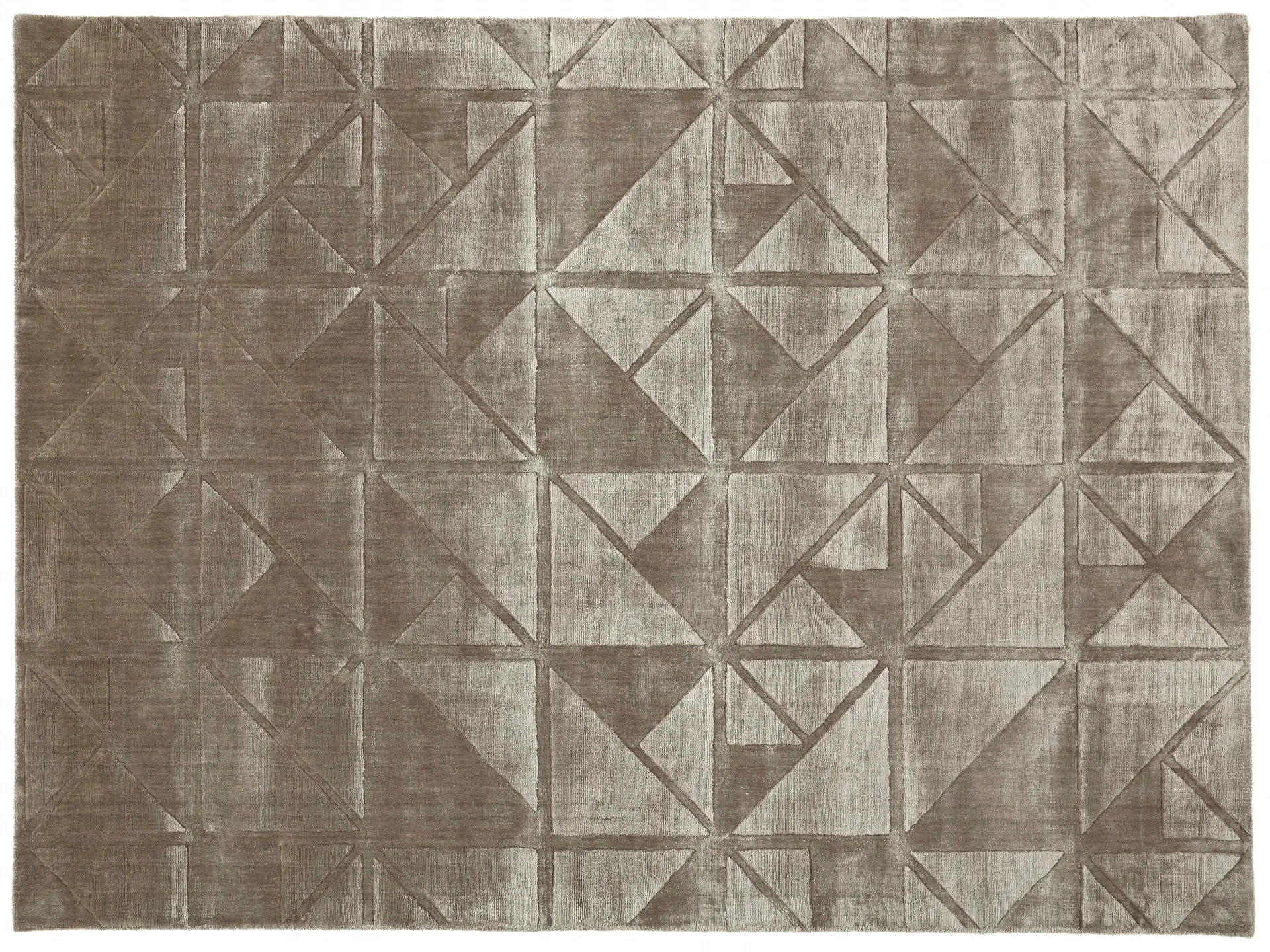 Kavi Rug en algodón, color gris claro